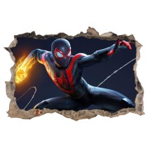 Vinilos y pegatinas 3d spider man miles morales
